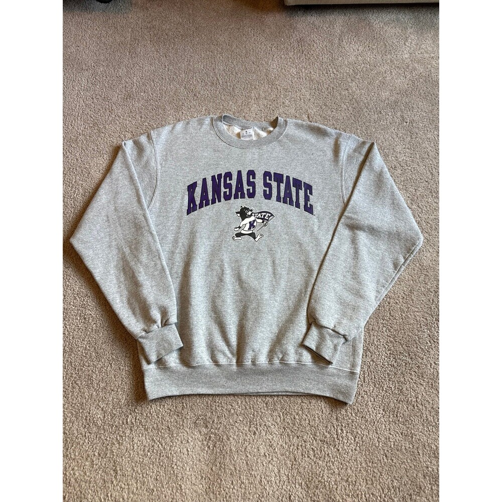 Kanas State Wildcats Unisex Champion Crewneck Sweatshirt Size Medium
